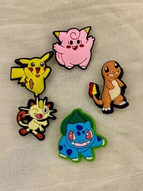 Pokemon Croc Charms, Jibbitz - Set #4